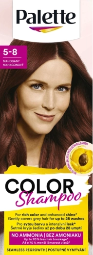 Palette Color Shampoo 5-8 mahognifarvet, 50 ml