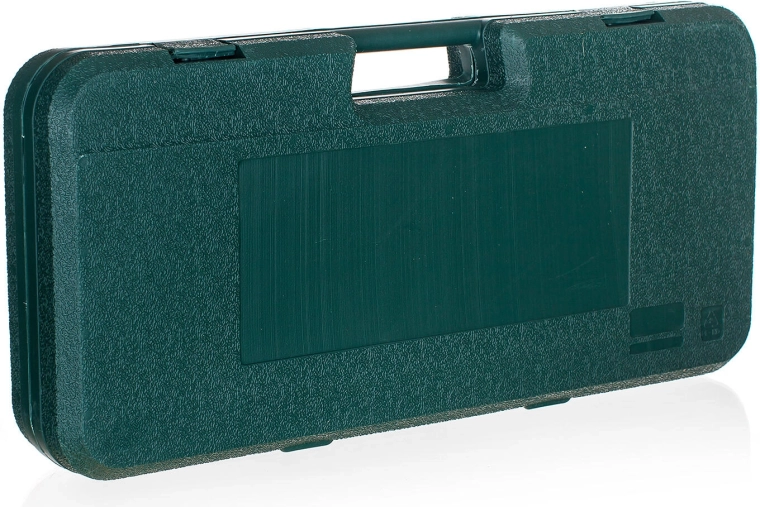 Robust plastkuffert for orden og transport