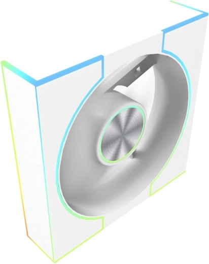 Stabil ramme med antivibrationspuder