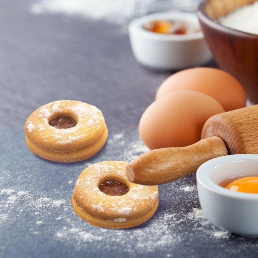 Ideel til småkager, doughnuts og julebag
