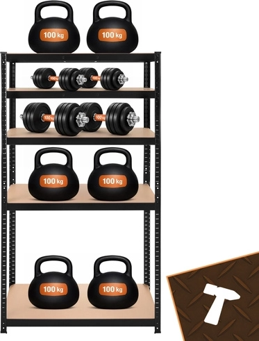 Bæreevne 200 kg pr. hylde og forstærkede støtter