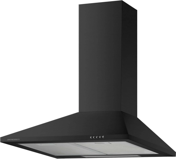 Moderne sort design til ethvert køkken