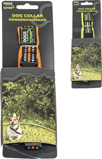 Neonhalsbånd til hund 35–45 cm (2 farver)