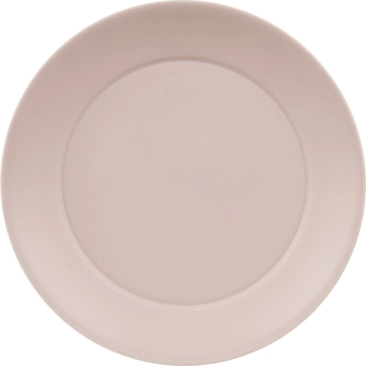 Flad plasttallerken Sandy støvet rosa 23,5 cm
