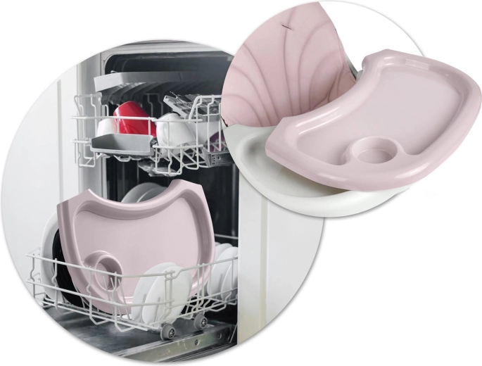 Aftagelig bakke med indsats til opvaskemaskine