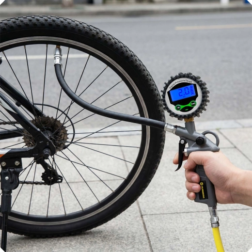 Behagelig oppumpning med 34 cm fleksibel slange