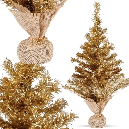 Luksuriøst gyldent look til en festlig atmosfære