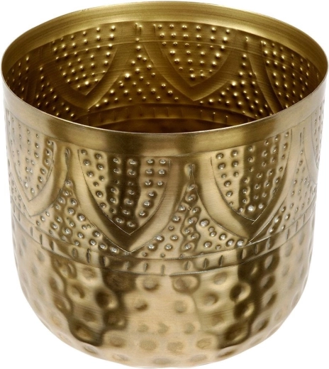 Hamret og præget dekor for en luksuriøs effekt