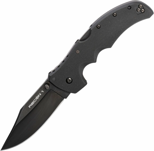 Cold Steel Recon 1 taktisk foldekniv 10,2 cm, sort, G10 - 1 stk.