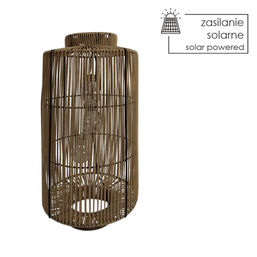 Naturlig solcellelampe LED 60 cm