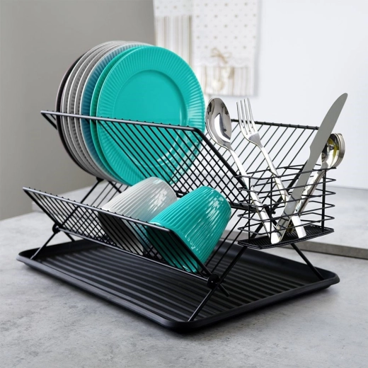 Aftagelig drypbakke og tør bordplade