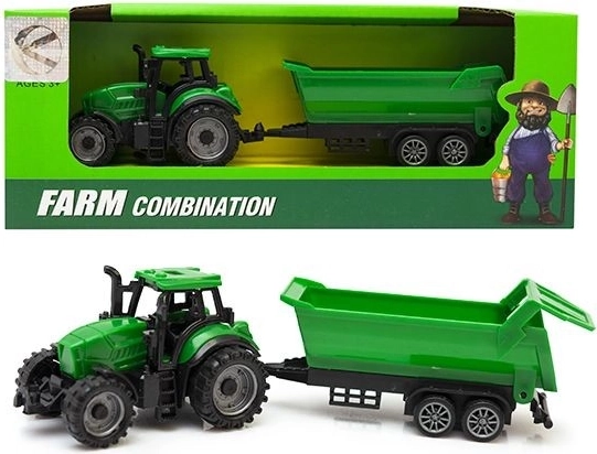 Traktor med trailer