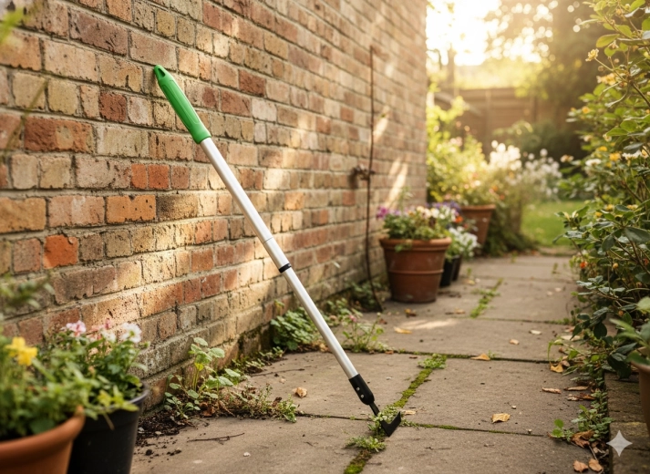 Teleskopisk længde for komfort uden at bøje sig