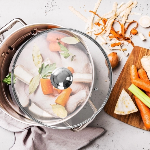 Klar udsigt til madlavningen uden at løfte låget