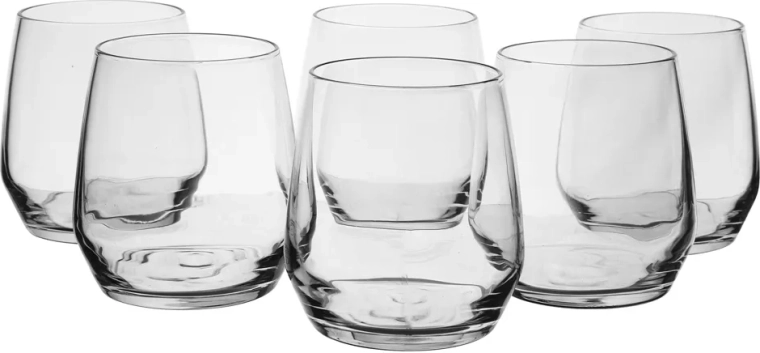Rubin sæt med 6 glas 370 ml