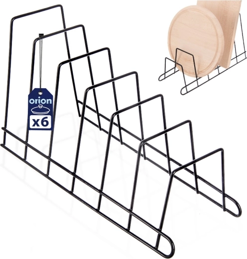 Overskuelig og lodret opbevaring af op til 6 stk.