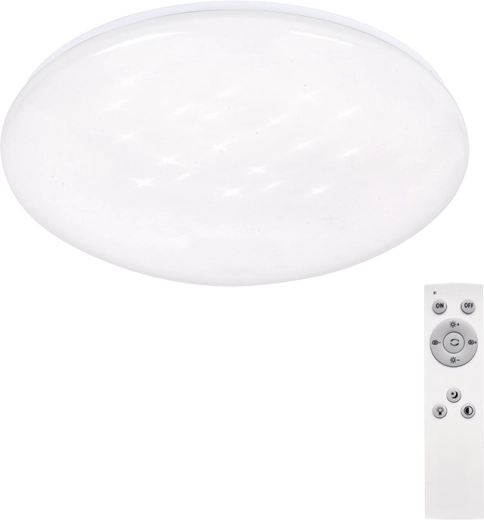 Solight LED loftlampe Star rund 24 W med fjernbetjening 37 cm