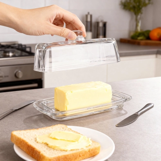 Låg med greb for renhed og friskhed