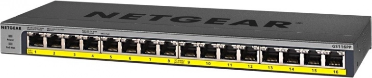 NETGEAR GS116PP 16x GE PoE+ Uadministrerbar Switch