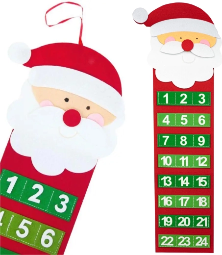 Festlig dekoration med julemanden