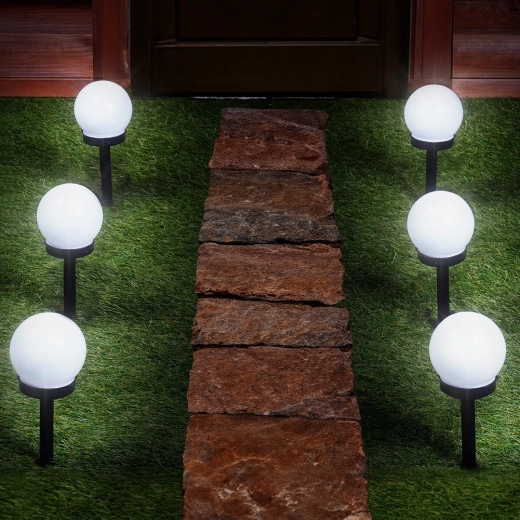 Sæt med 6 stk. til stier og bede