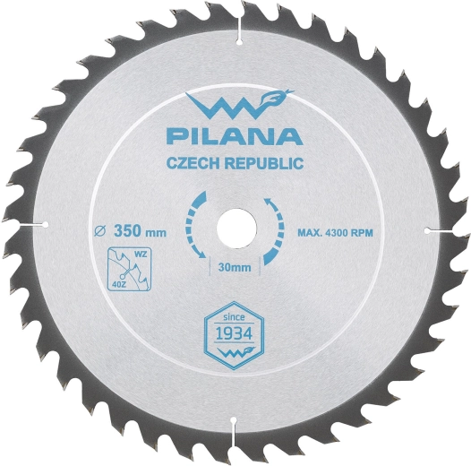Savklinge PILANA SK 5255 WZ 350 × 3,0 × 30, 40 tænder