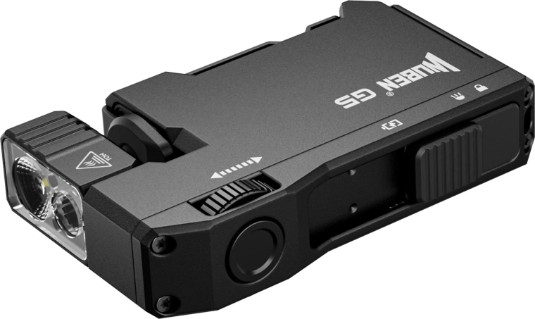 Drejeligt hoved 180° og 3‑retnings håndtag