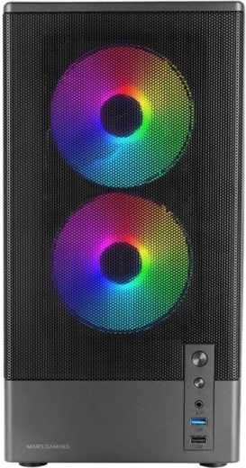 Mesh-frontpanel for maksimal airflow