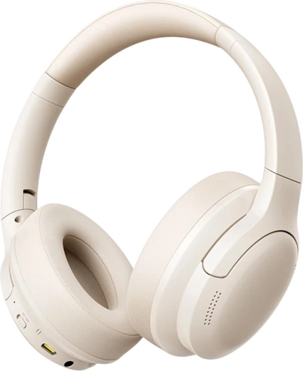 Baseus Bass BH1 Lite trådløse over-ear Bluetooth 6.0 hovedtelefoner, beige