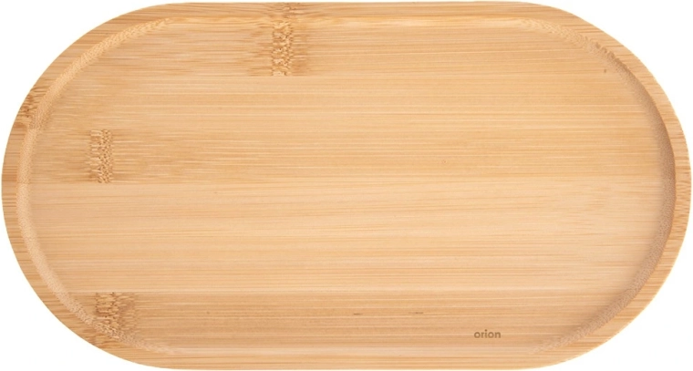 Oval form med forhøjet kant