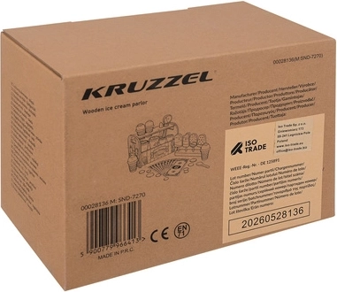 Kruzzel – udførelse i træ og praktisk emballage