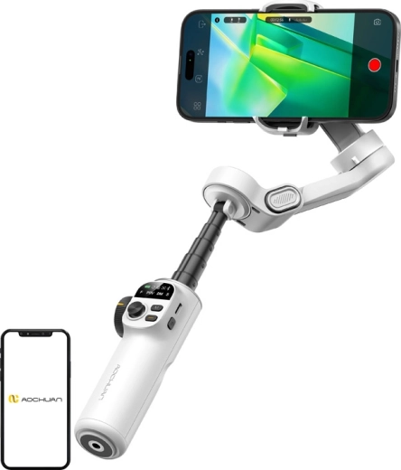 Smartphone-stabilisator AOCHUAN Smart X2 hvid
