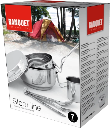 Komplet 7-delt udstyr til turen