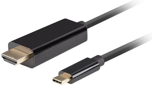 USB-C til HDMI-kabel 1 m 4K 60 Hz sort - 1 stk.