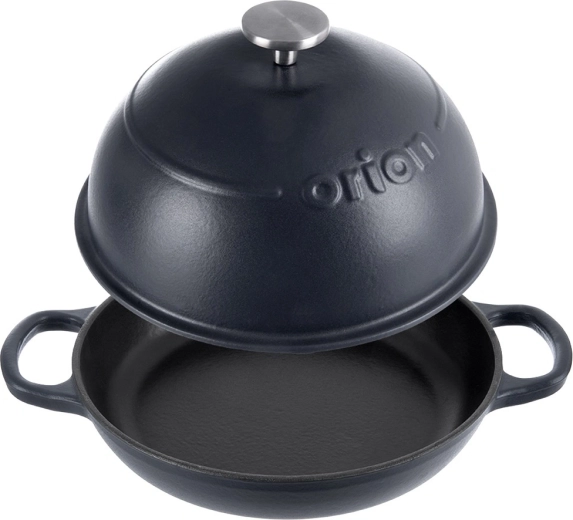 Solidt støbejern med emalje for jævn varme