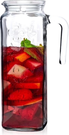 Glaskande med låg 1,2 l