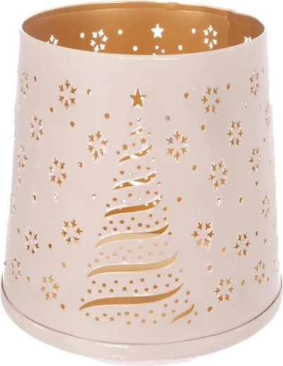 Metalstage Tree hvid-guld 14 cm