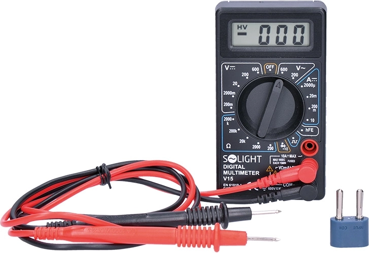 Test af kontinuitet, diode og polaritet