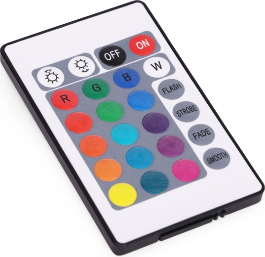Styring med fjernbetjening og app
