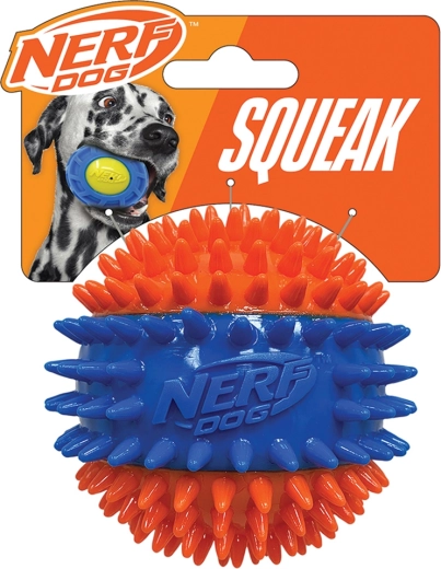 Nerf Dog pivelydskugle med knopper 6,9 cm