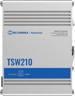 Industriel Ethernet-switch Teltonika TSW210 2xSFP 8xGbE DIN-skinne