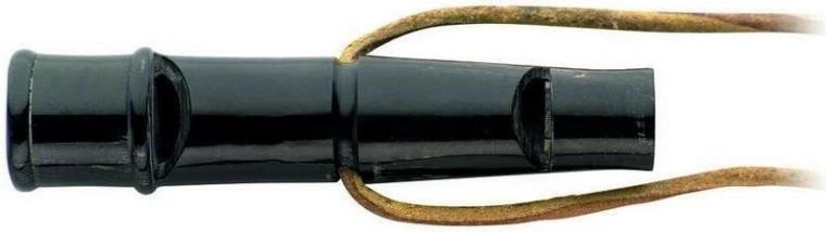 Herbertz hundefløjte af bøffelhorn 8 cm