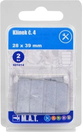 Trækile nr. 4 til fastgørelse af skafter 28 × 39 mm (2 stk.)