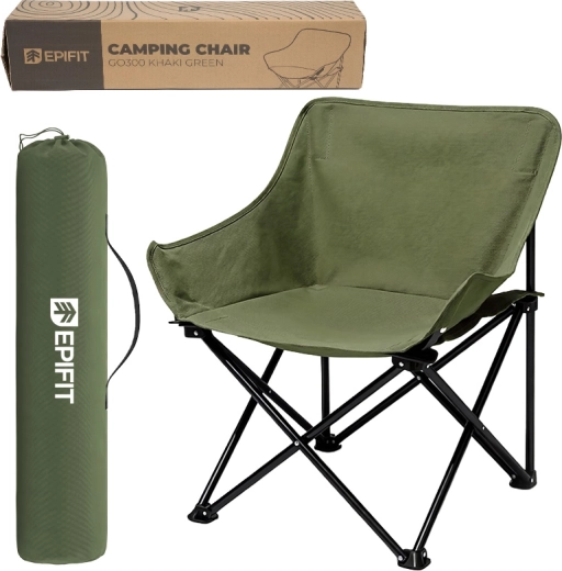 Turistisk foldestol GO300 khaki green