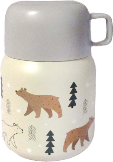 Madtermokande med bjørnemotiv 400 ml