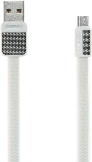 Remax Platinum-datakabel microUSB 1 m hvid