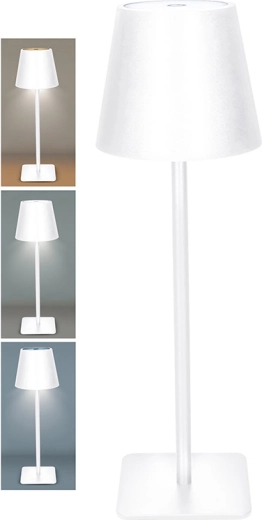 Solight LED genopladelig lampe Lucca hvid 120 lm