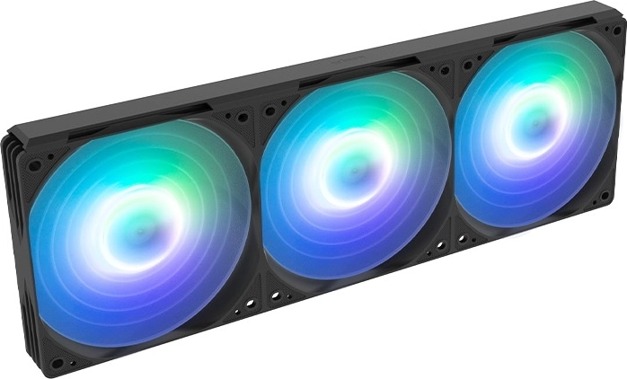 Tre 120 mm blæsere for optimal luftstrøm