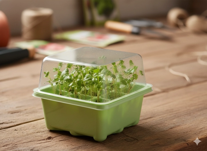 Konstant fugt og varme for hurtig spiring