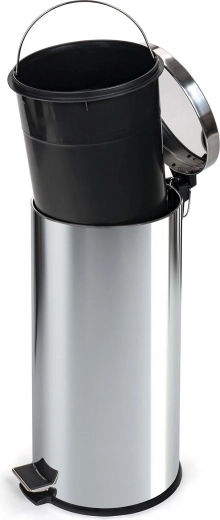 Aftagelig plastindsats for nem tømning